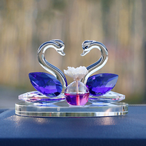  Car ornaments Crystal swan car perfume seat car decoration supplies Car interior products Safe female car decoration
