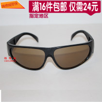 Hot selling brown welding glasses goggles grinding welding industrial dustproof windproof glass protection eye labor protection