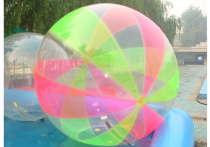 Inflatable colorful water park roller walking ball PVC closed balloon dance ball Inflatable childrens toy gas mold