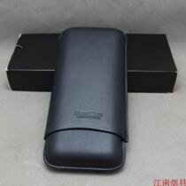 German Martin Wess 593 Corona Lang leather cigar case three black