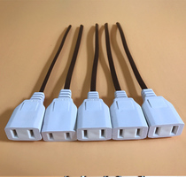 With wire 2 holes female plug monitoring waterproof box 10A power plug two feet female head 220V male head waterproof one