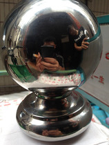 304 # stainless steel welded ball base conjoined ball hollow decorative round ball pipe fittings stair handrail bottom hole