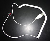 Single contact anti-theft device Metal contact round head alarm cable Mobile phone tablet ipad234 miniair anti-theft