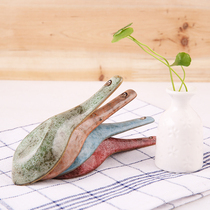 Yuquan cute spoon spoon long handle Korean hand-painted underglaze color household ceramic creative Net red small soup spoon