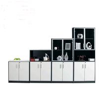 Guangzhou office furniture wooden plate file cabinet low cabinet tea cabinet with lock drawer cabinet mobile low cabinet information