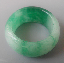 Antique Jade A B Jade Sun Green old Jade old material ring sale sale not to return no change