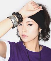 South Korea imported spot Xiaoou street casual high street shot concave shape fashion simple knitted wide hair band 8 colors