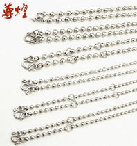 Venerable Thai Buddha Necklace Titanium Plain Steel Hanging Chondi Butterfly Buddha Chains for Men and Women Accessories