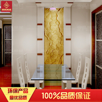 Special offer artificial sandstone TV background wall mural porch decorative painting custom screen sand rock relief lotus wall decoration