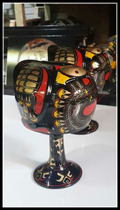 Mandarin duck bean trumpet Zhou wedding Tang wedding Chinese wedding Lacquerware Han wedding Movie props Food utensils
