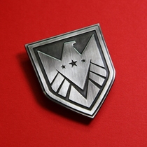 American drama S.H. I .E.L.D. Agent Real SHIELD metal badge card package plus license pendant