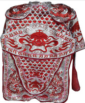 Religious goods Tianlong embroidery Taiwan silver onion electronic voice three Prince a opening shop celebration performance tour God War Armor