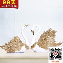 High-end European Swan red wine rack wine cabinet soft decoration crafts ornaments creative home furnishings wedding gifts