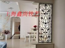 Iron Art Living Room Isolation Door Hall Screen Entrance Window Flower Vaulted Door Flower Eurostyle Xuanguan Shelf Professional Dingding Shanghai