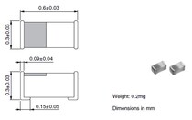 MLG0603P5N6ST000 0201 5 6NH Ultra-small SMD high frequency multi-laminated layer inductor
