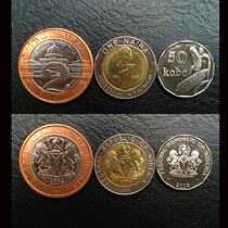 Foreign coins Nigeria 3 sets of new uncirculated small set