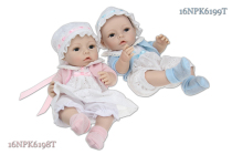 All-gum doll toys Simulation baby Monthly sister-in-law housekeeping training into water dolls holiday gifts