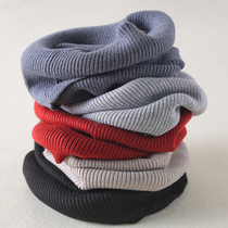 Autumn winter wool neck jacket male and female knit neck jacket head guard neck warm thickened scarf pure color 100 lap false collar