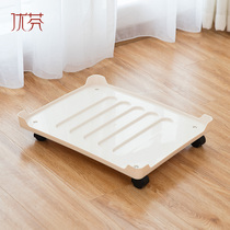 Youfen 66L Oxford cloth storage box special mobile tray roller skating wheel base makes the storage box move