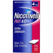 UK Australia Nicotinell Novartis quit chewing gum quit smoking sugar 96 120 capsules
