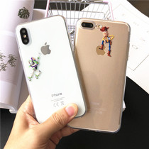  Woody Bass light-year transparent cartoon iphone6s mobile phone case XR Apple Xs max 7 8plus protective case