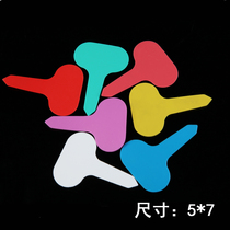 Hot sale succulent plant plastic flower small label gardening plug bonsai label gardening label