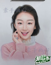 Hand-painted new sketch color lead portrait portrait portrait portrait portrait portrait pet painting wall decoration painting custom