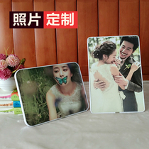 Buy 1 get 1 free photo custom Lafite prints Korean style table custom wedding dress Childrens baby enlarged photo frame production
