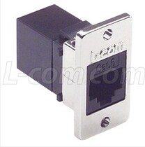 L-COM Panel Mounting Unshielded Type 6 Adapter ECF504-C6