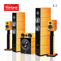 YOHONG Yinghan yh-9 real veneer 5 1 Home theater audio set HIFI floor speaker subwoofer
