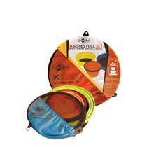 sea to summmit outdoor camping folding silicone tableware 2-piece set 3-piece set dinner cup bowl dish set