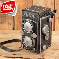 Vintage vintage tin camera model ornaments photography display props nostalgic home decoration gifts