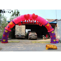 8m 10m purple elf inflatable wedding arch Rainbow door gas arch Wedding gas mold arch new gas mold