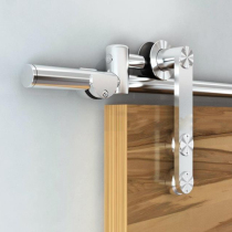 Barn door rail hanging rail Sliding door Kitchen door Stainless steel hardware sliding door hanging rail Hanging wheel sliding door hanging rail