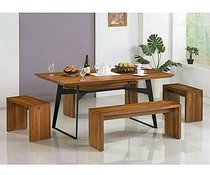 Coffee table simple modern living room small apartment creative table solid wood table solid bench