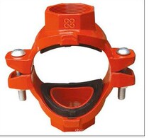 Wire machine four-way groove pipe fittings Reducing four-way wire connection four-way fire trench pipe fittings DN100*32*25