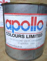 British APOLLO Apollo screen printing pad printing ink Plastic ink GV63 varnish contains 13%tax