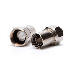 Punch drilling promotion One 5 English system tapered extrusion head conical head cold indenter extrusion F head coaxial cable connector