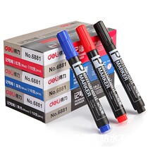 Able Oily Debit Pen 6881 Black Mark Pen Hook Pen Signature CD Large Head Pen Mark Ink Pen