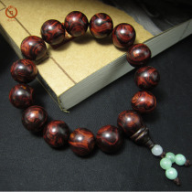 Hainan Huanghua pear old material grimace grimace bracelet beads 15mm1 5cm sea yellow men and women wooden beads