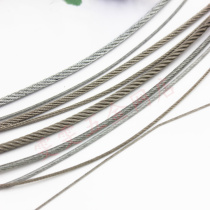 20 pieces of 304 stainless steel wire rope hanging painting sling clothing rope hanging painting wire rope wire rope