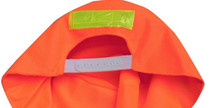Sanitation hat Orange red hat Road safety hat Reflective sanitation hat Work hat
