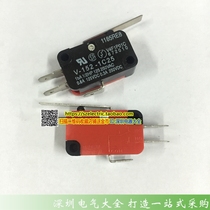 Small micro switch V-152-1C25 limit travel switch KW7-1 middle handle length 27MM 16A 250V