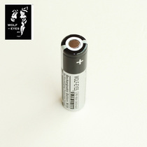 WOLF-eye glare flashlight 18650 rechargeable lithium battery with protective plate 3400mAh mA