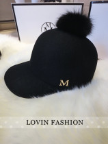 French new net Red Hat autumn and winter ladies top hat knighter hat fedora hat fashion celebrity hat