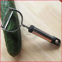 Stainless steel kitchen peeling knife sharp serrated T type strong Planer soft fruit peeler