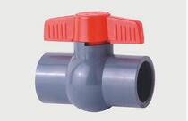 Gray PVC ball valve PVC chemical live ball valve PVC-U corrosion resistant valve 2 inch 60mm day standard