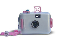 Douyin waterproof camera South Korea imported super cute waterproof 4 meters variety of colors can choose white powder shell