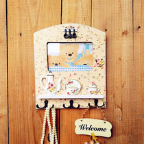 European style entry wall adhesive hook decoration coat hook wall hanging photo frame creative gift British home decoration multi-purpose