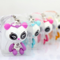 iPanda love panda panda enamel doll Constellation mobile phone pendant full set of couples hanging ornaments hand letter annual gift